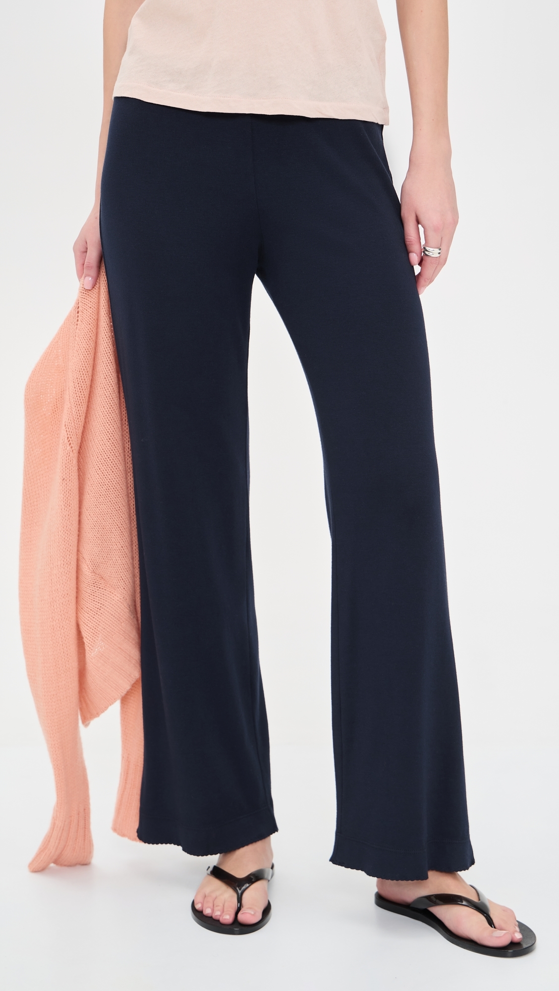 The Baby Scallop Sweatpants Navy