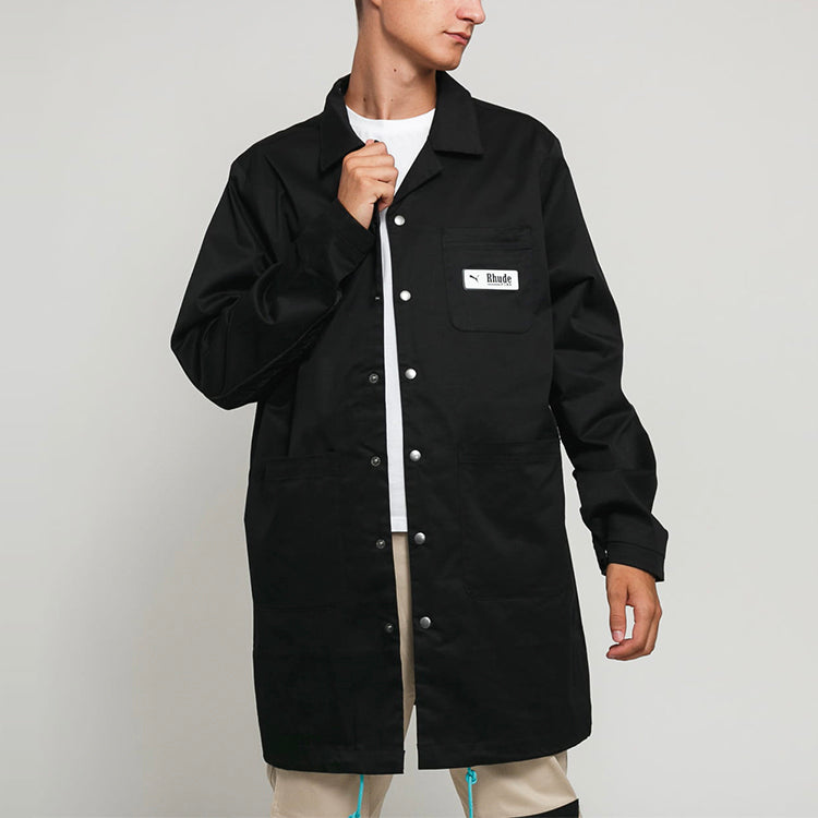 X Rhude Coat 'Black White'