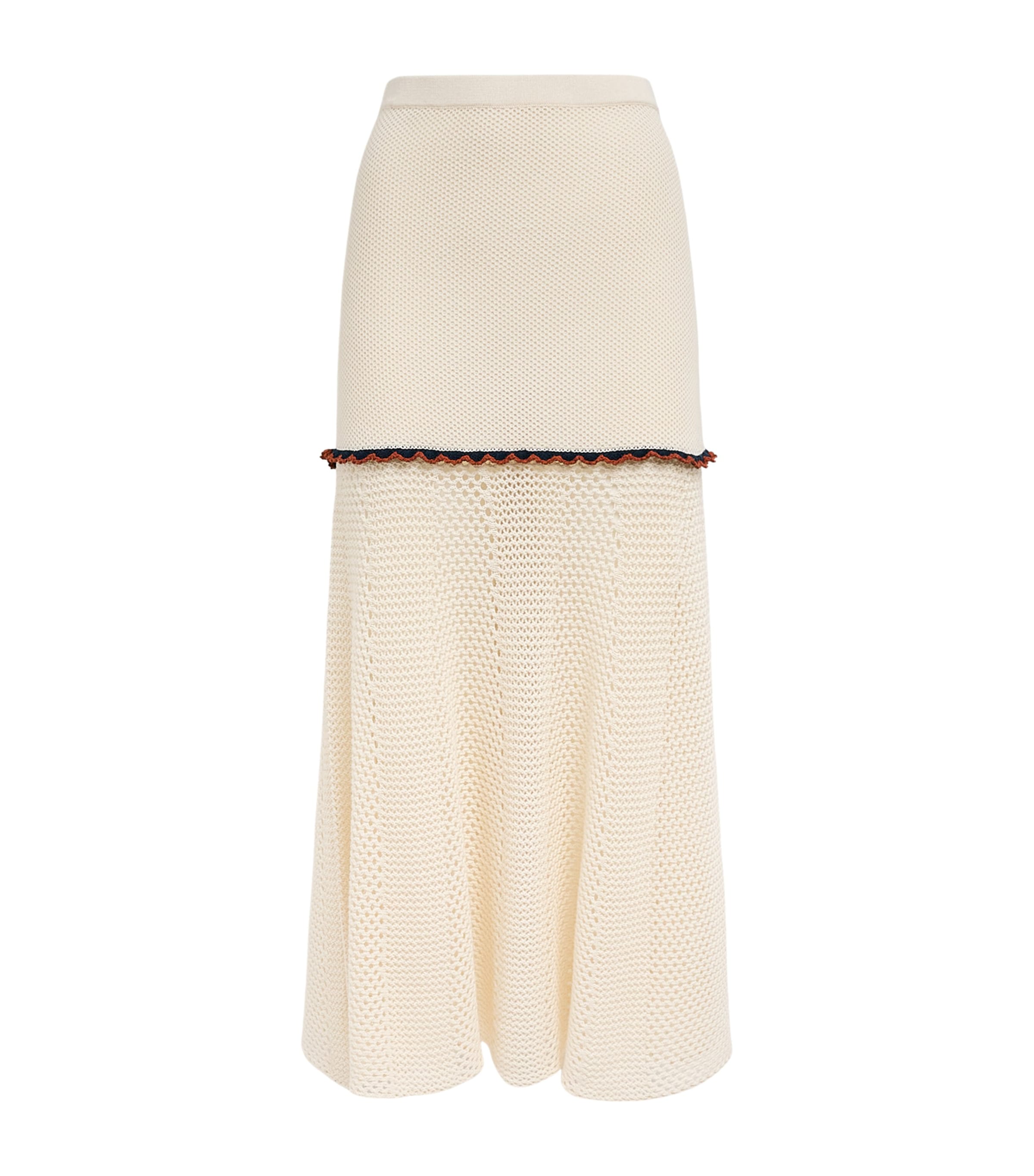 Crochet Mural Maxi Skirt