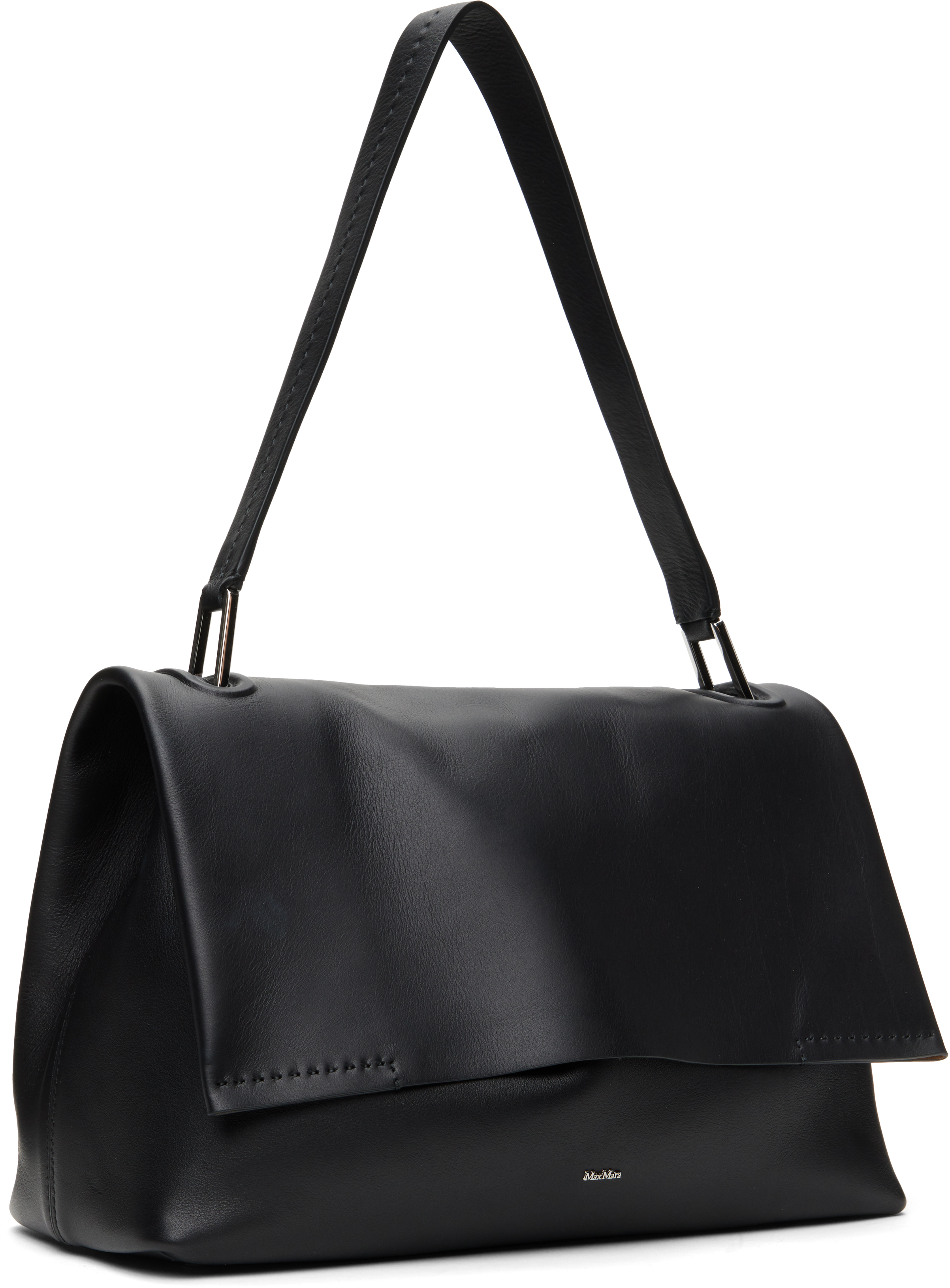 Max Mara Black Archetipo Leather Bag