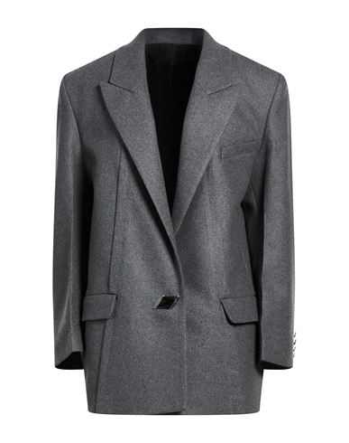 Woman Blazer Grey Size 2 Virgin Wool, Polyamide