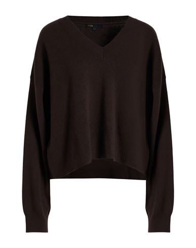 Woman Sweater Dark brown Size 3 Viscose, Wool, Polyamide, Cashmere