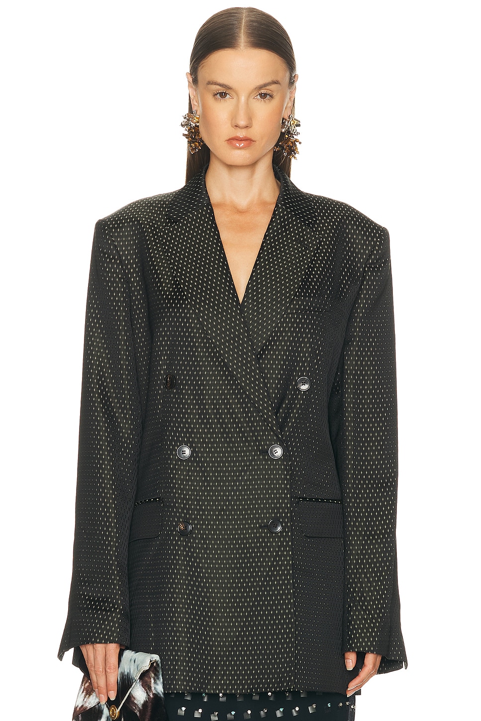 Dries Van Noten Bafya Jacket in Black
