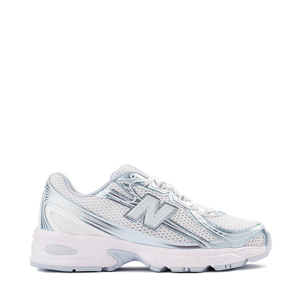 New Balance 740 Athletic Shoe - White / Light Blue Metallic