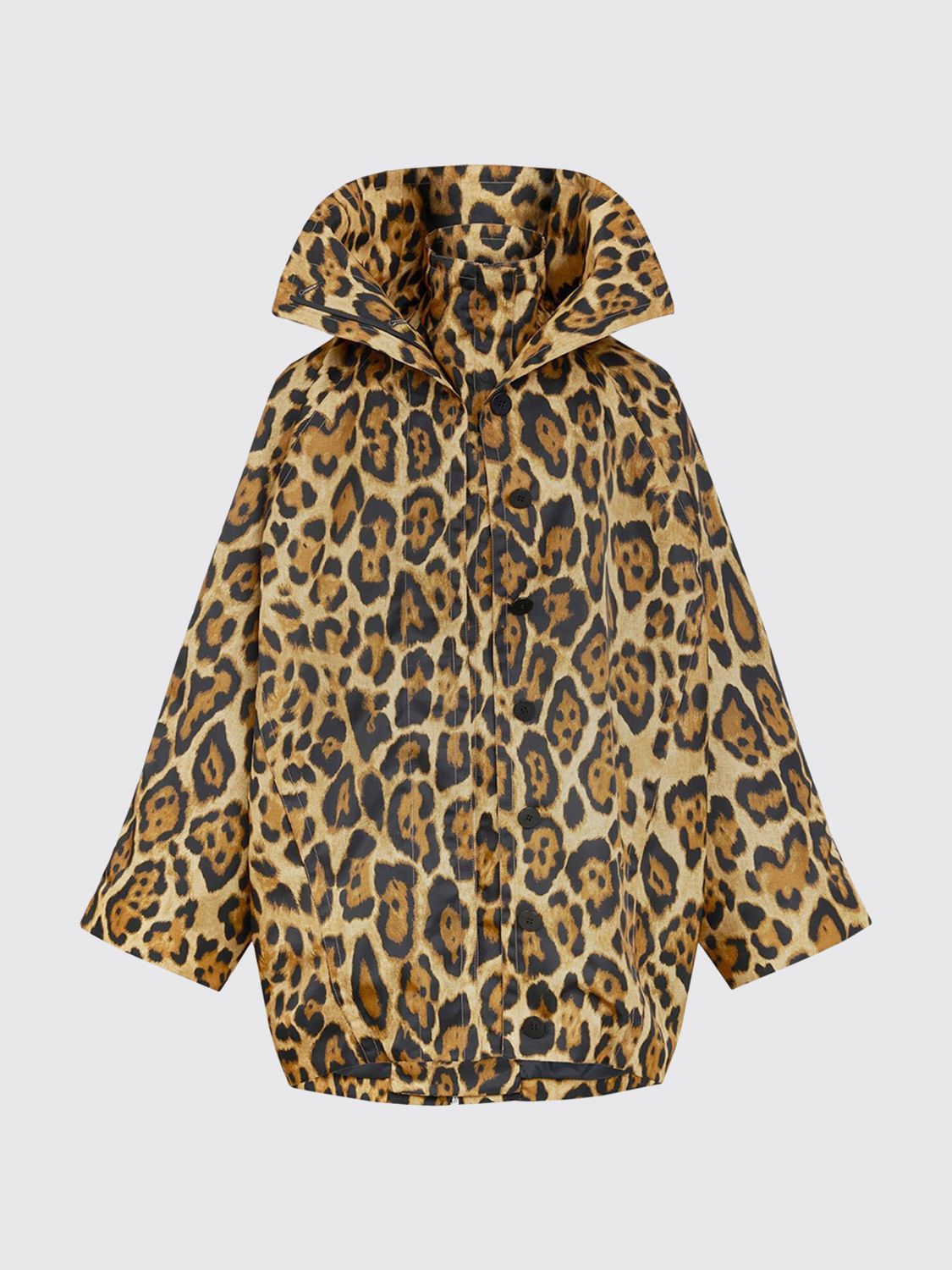ALAÏA Coat Woman color Black