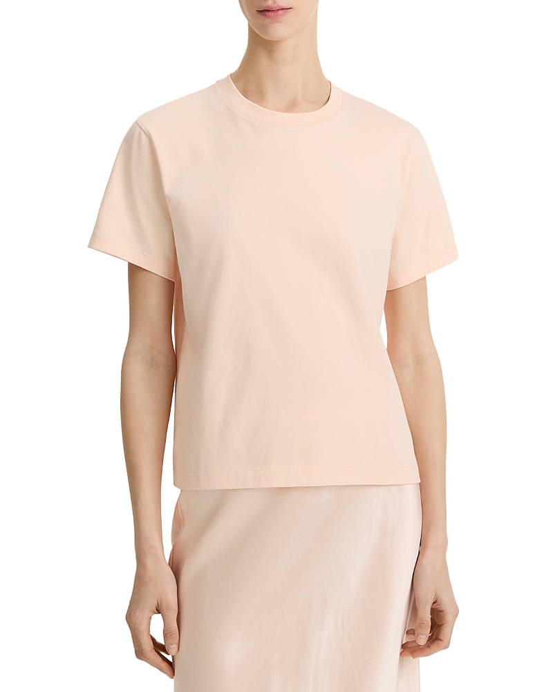 Vince mélange cotton T-shirt - Wit