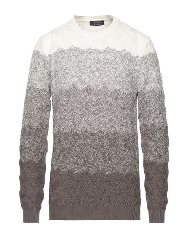 Man Sweater White Size XXL Wool, Viscose, Polyamide, Cashmere