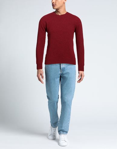 Man Sweater Brick red
