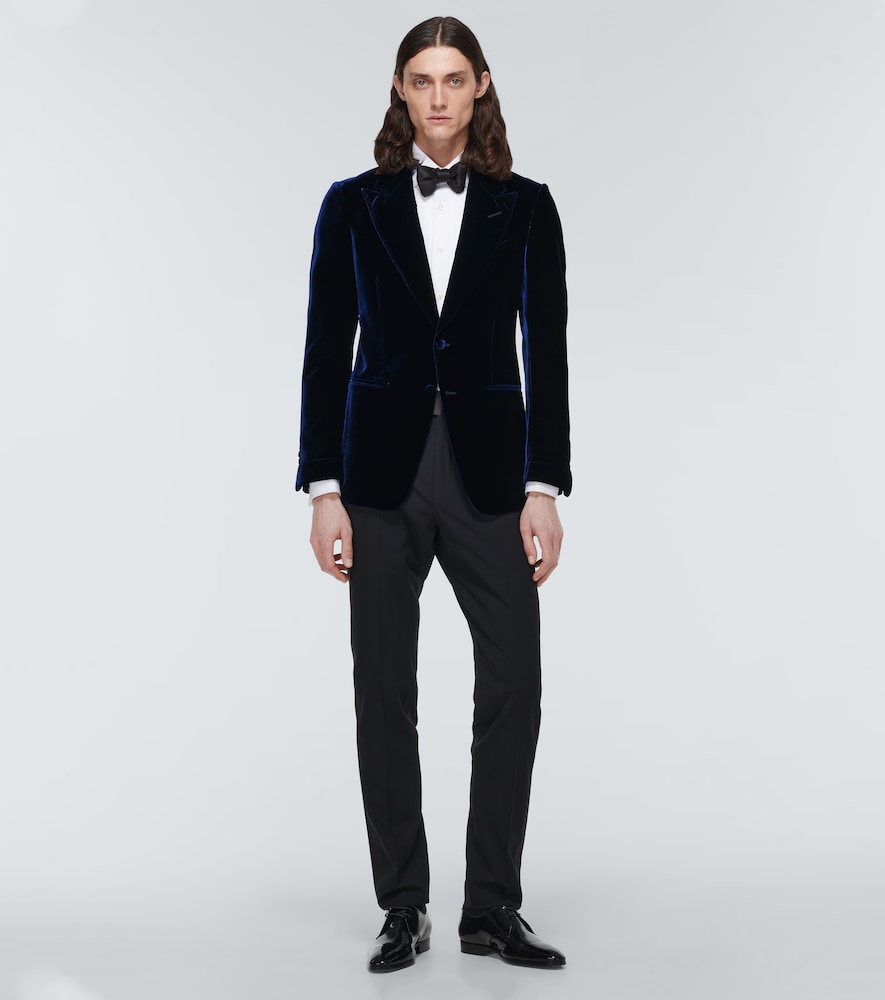 Shelton velvet blazer