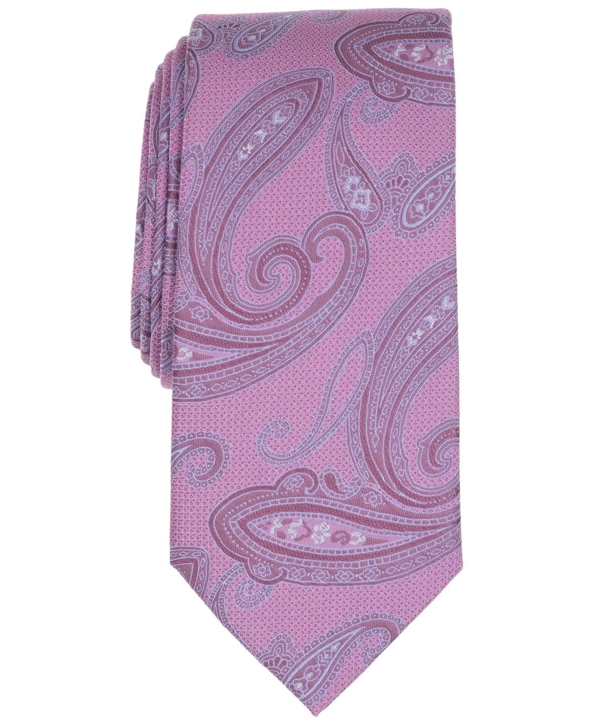 Men's Canary Paisley Tie - Orchid