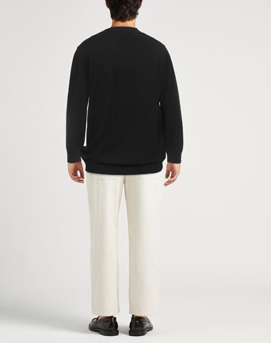 The Fine Essentials Man Sweater Black Size 44 Merino Wool