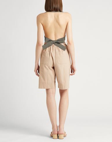 Woman Top Military green Size 8 Linen