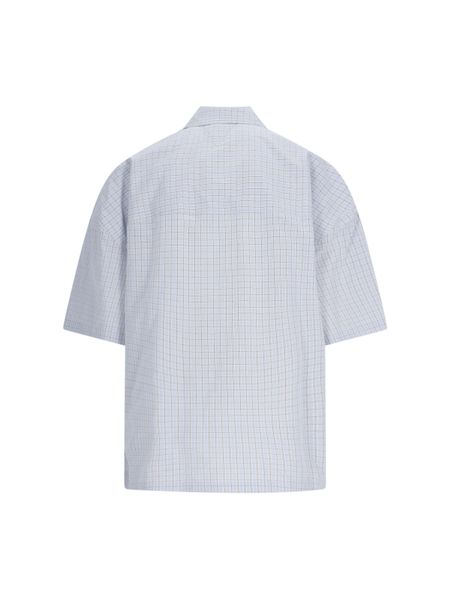 Bottega Veneta BV Embroidered Check Overshirt