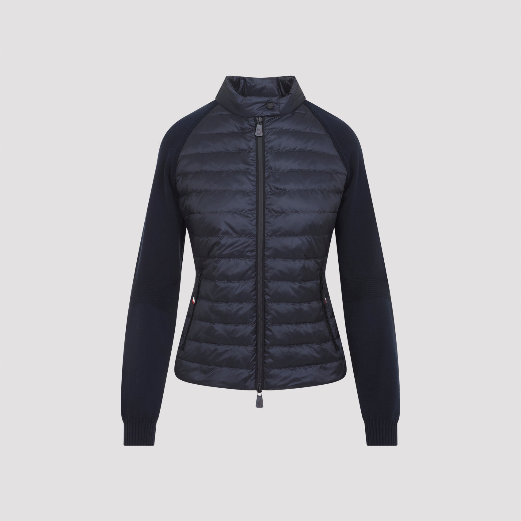 Padded Stretch Viscose Blend Cardigan