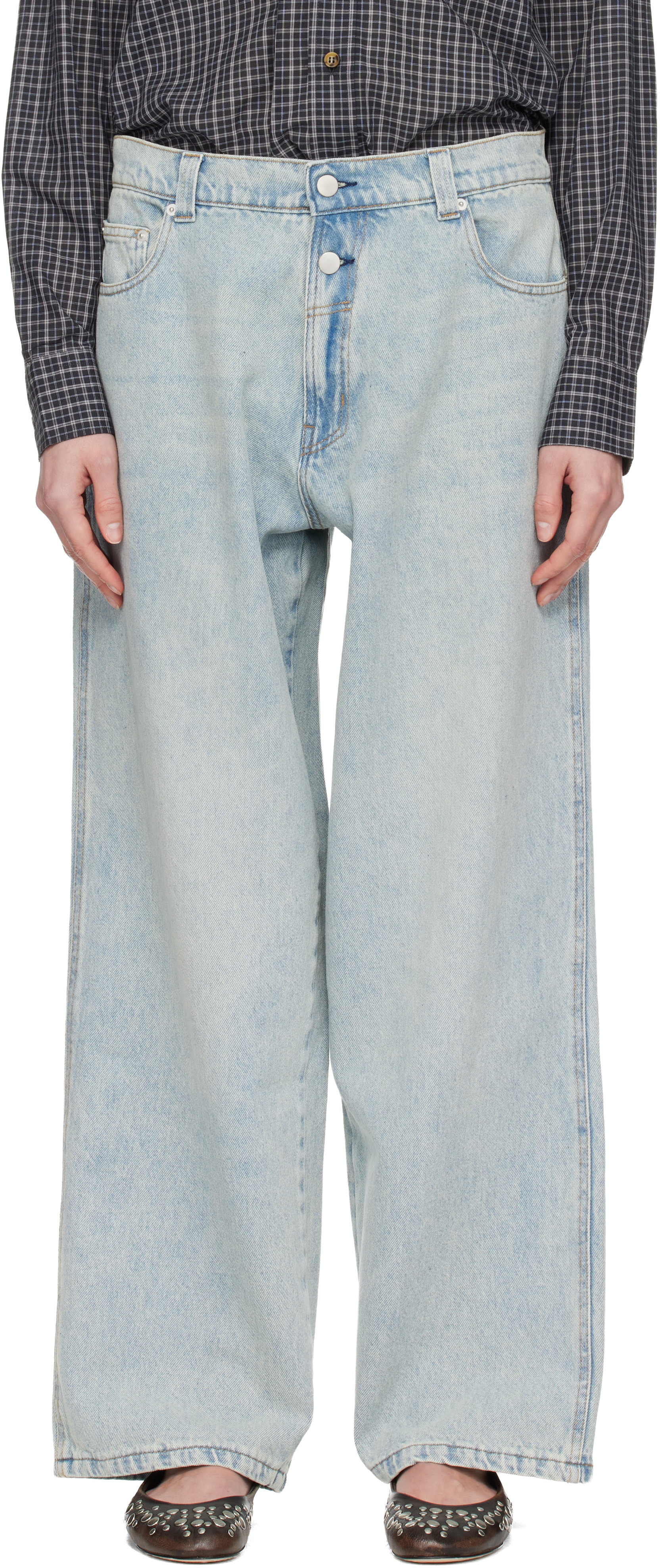 Blue Baggy Jeans