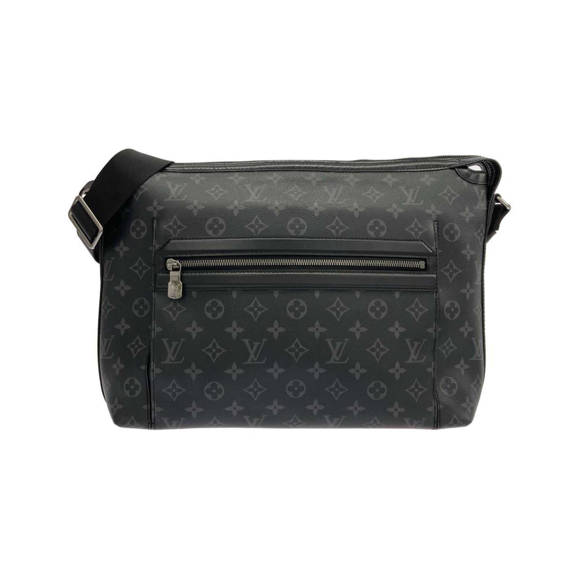 Louis Vuitton Black Coated Canvas Shoulder Bag Pre-Owned