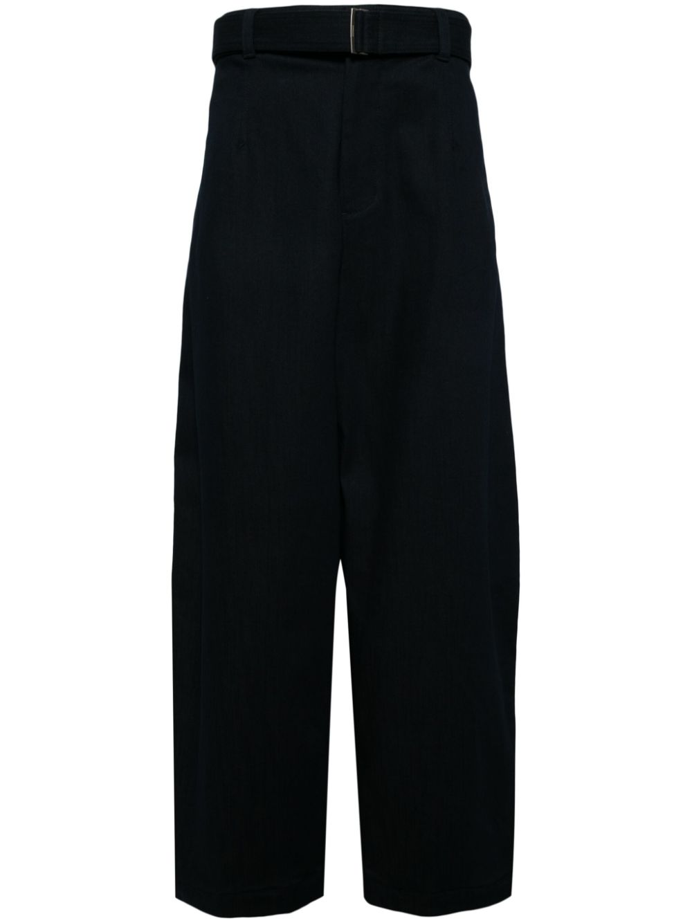 Curve wide belted pants - Blue