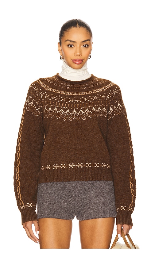 Guest In Residence Cloud Chalet Crew Sweater in Brown. - M also in L, S