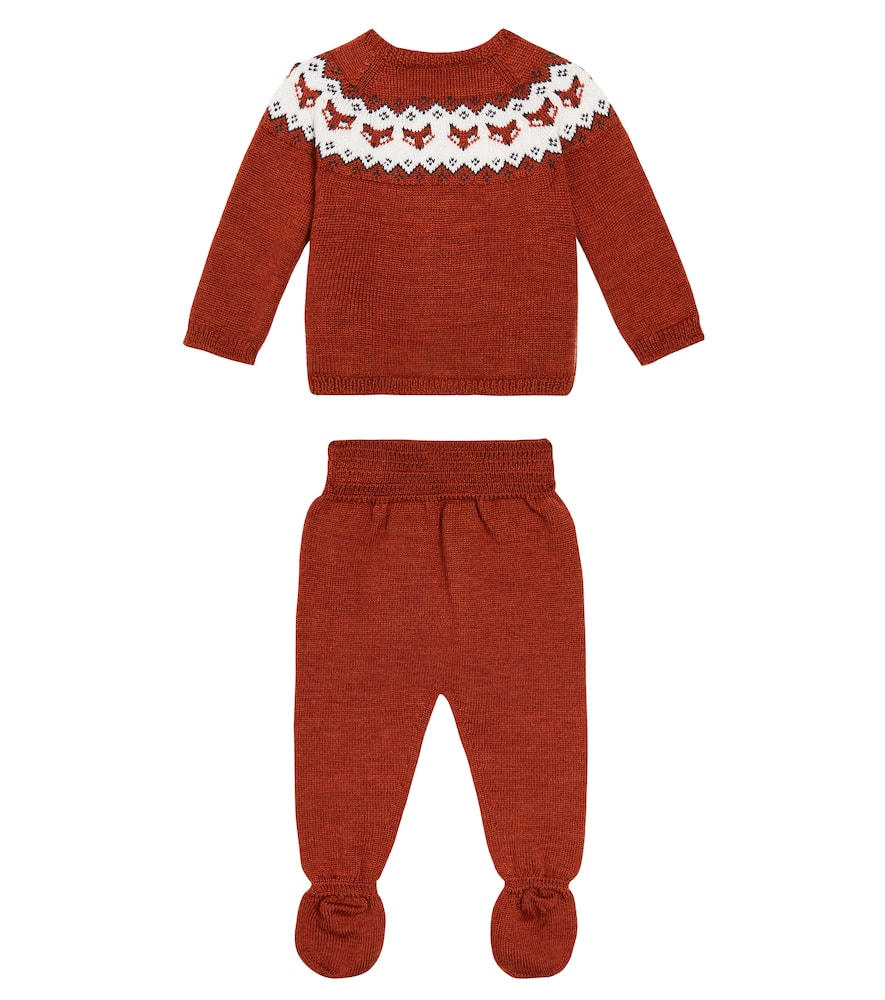 Baby set of wool jacket and pants