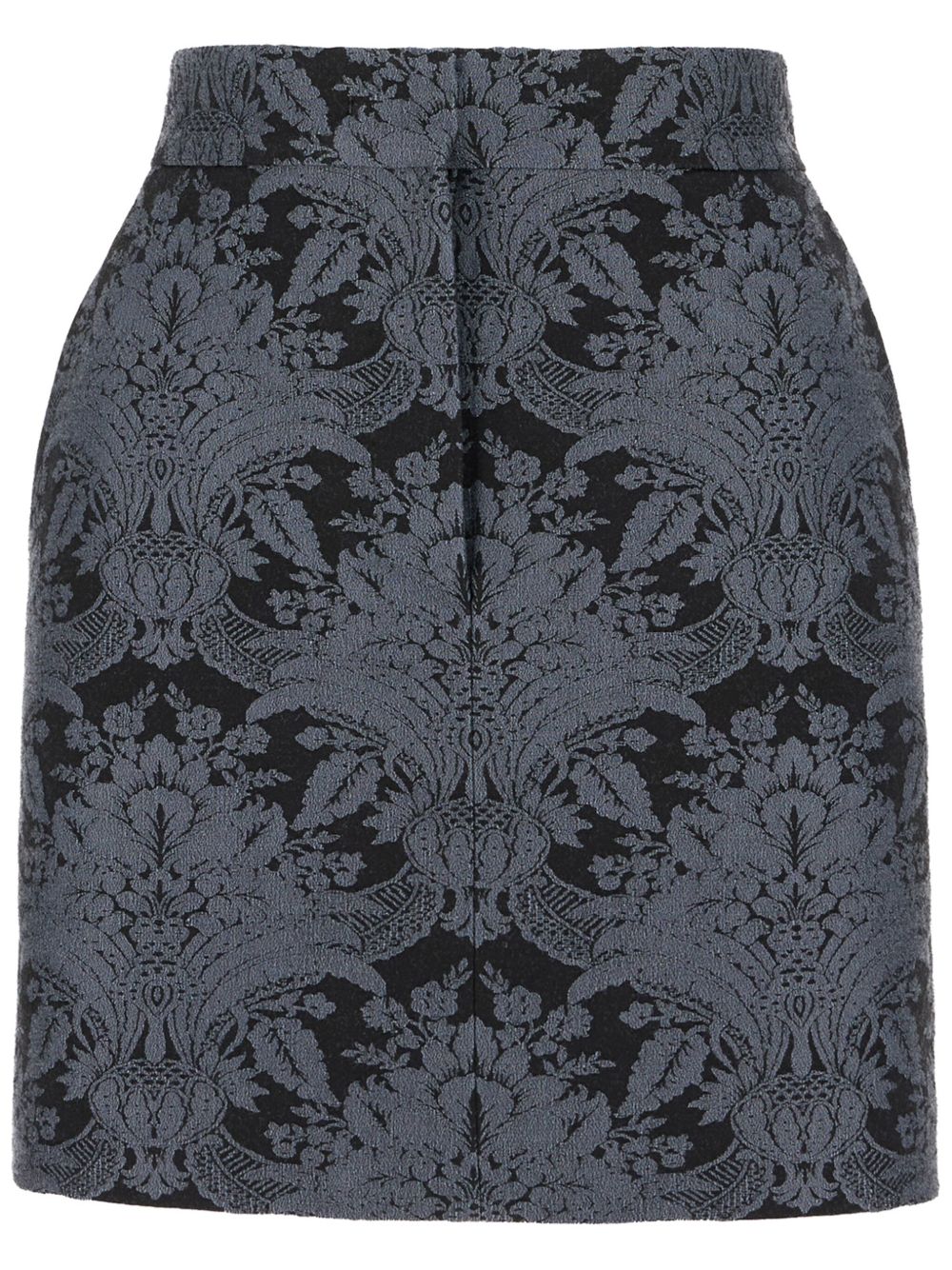 Jacquarded mini skirt - Blue