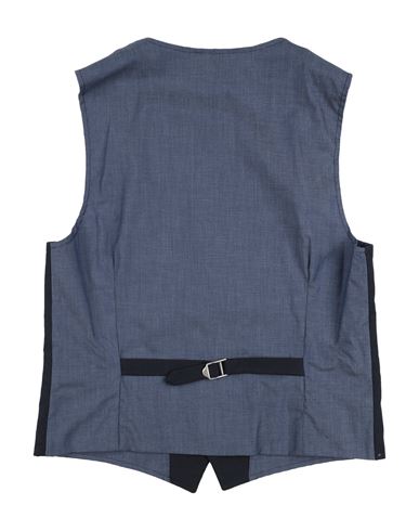 Fred Mello Kid Boy Tailored Vest Midnight blue Size 8 Cotton, Polyamide