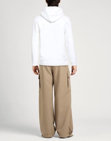 Man Sweatshirt White Size XXL Cotton, Elastane