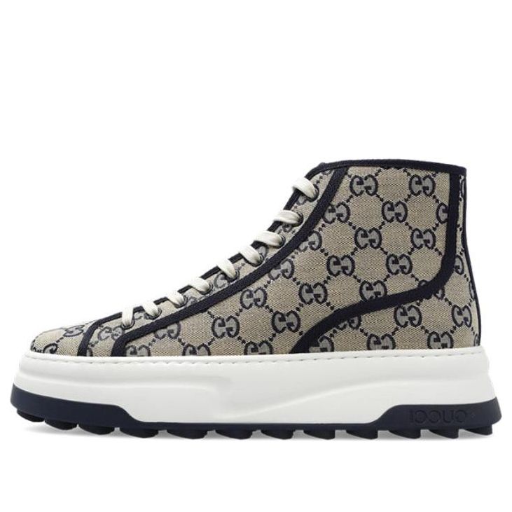 GG High Top Sneaker 'Beige Blue'