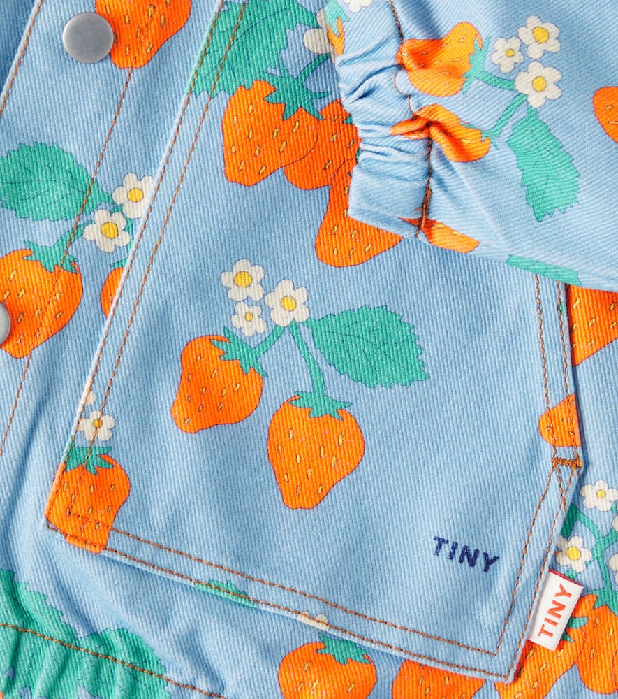 Tinycottons Strawberries denim jacket