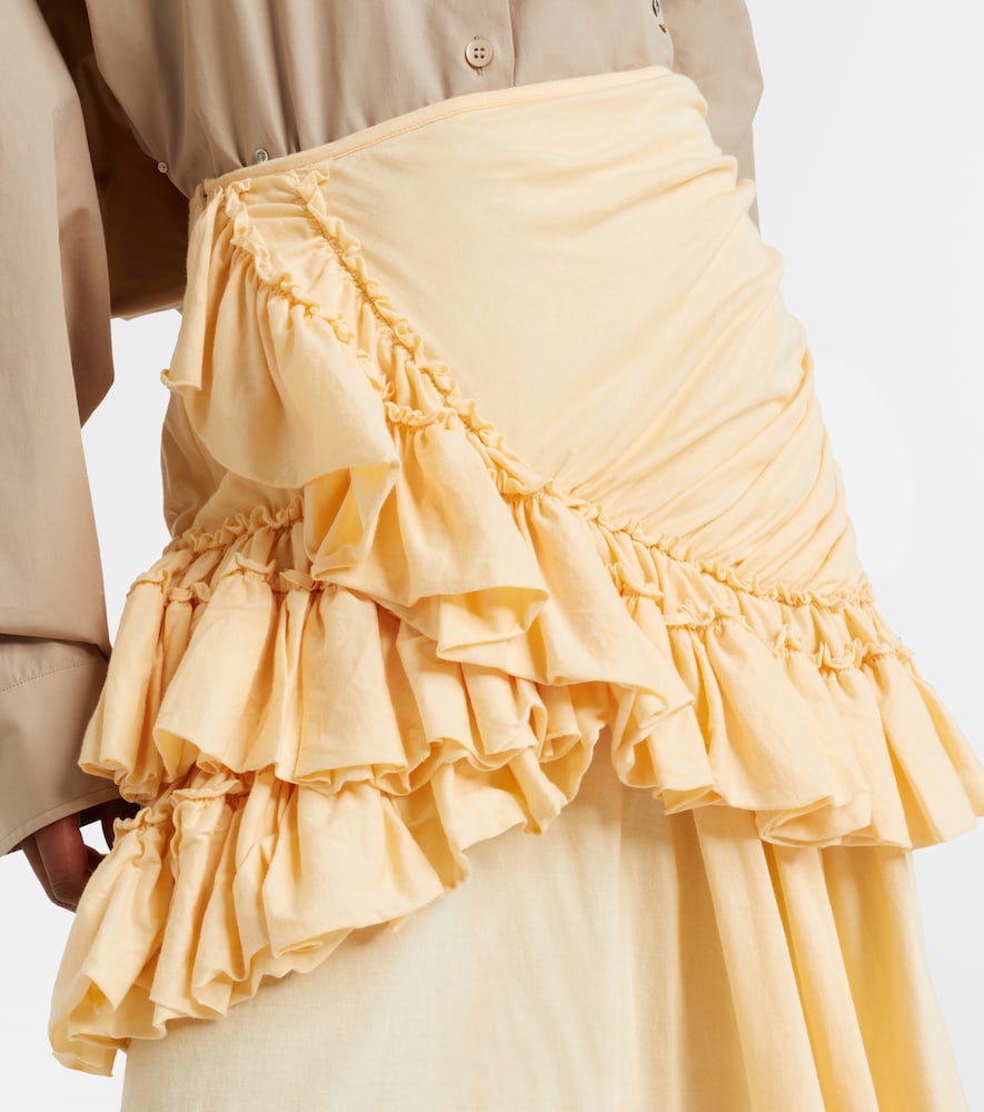 Humairah cotton midi skirt