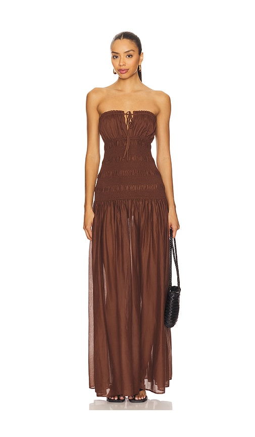 Tularosa Lucie Maxi Dress in Chocolate.  XXS. Also in L, M
