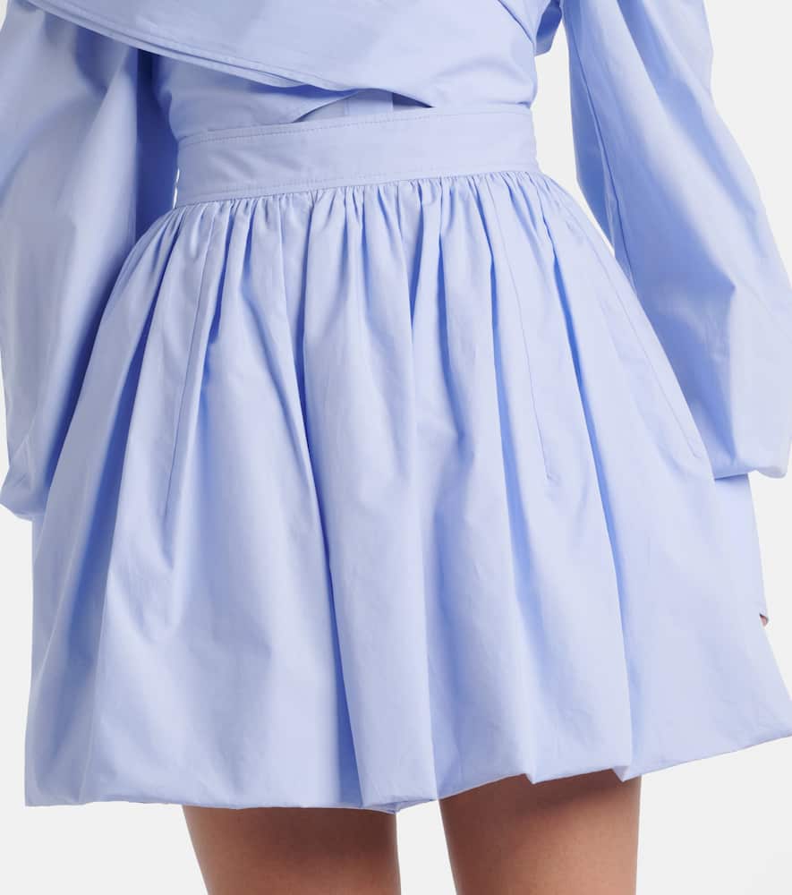 Gathered miniskirt