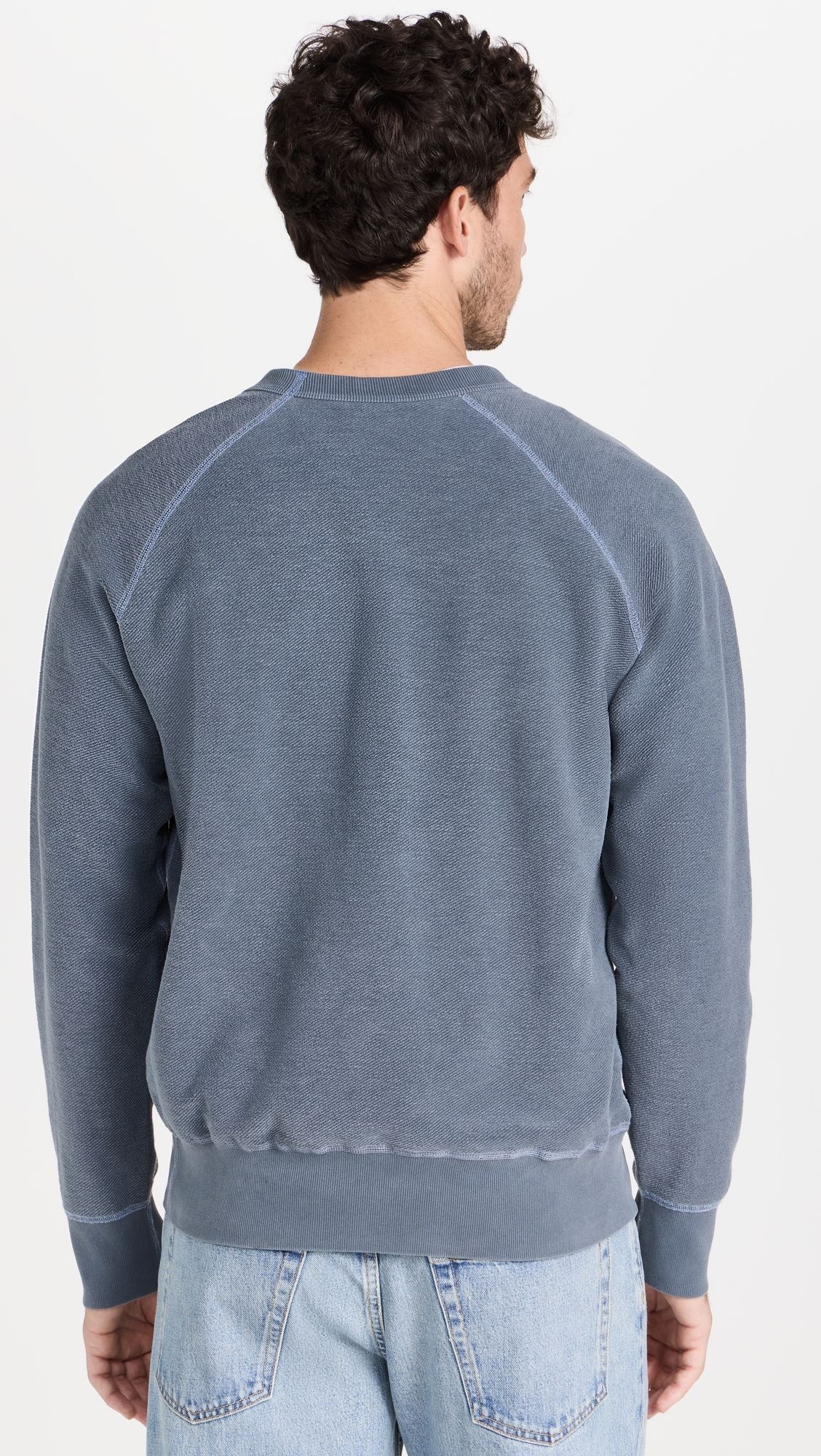 Twillback Terry Reversible Crew Sweatshirt Navy