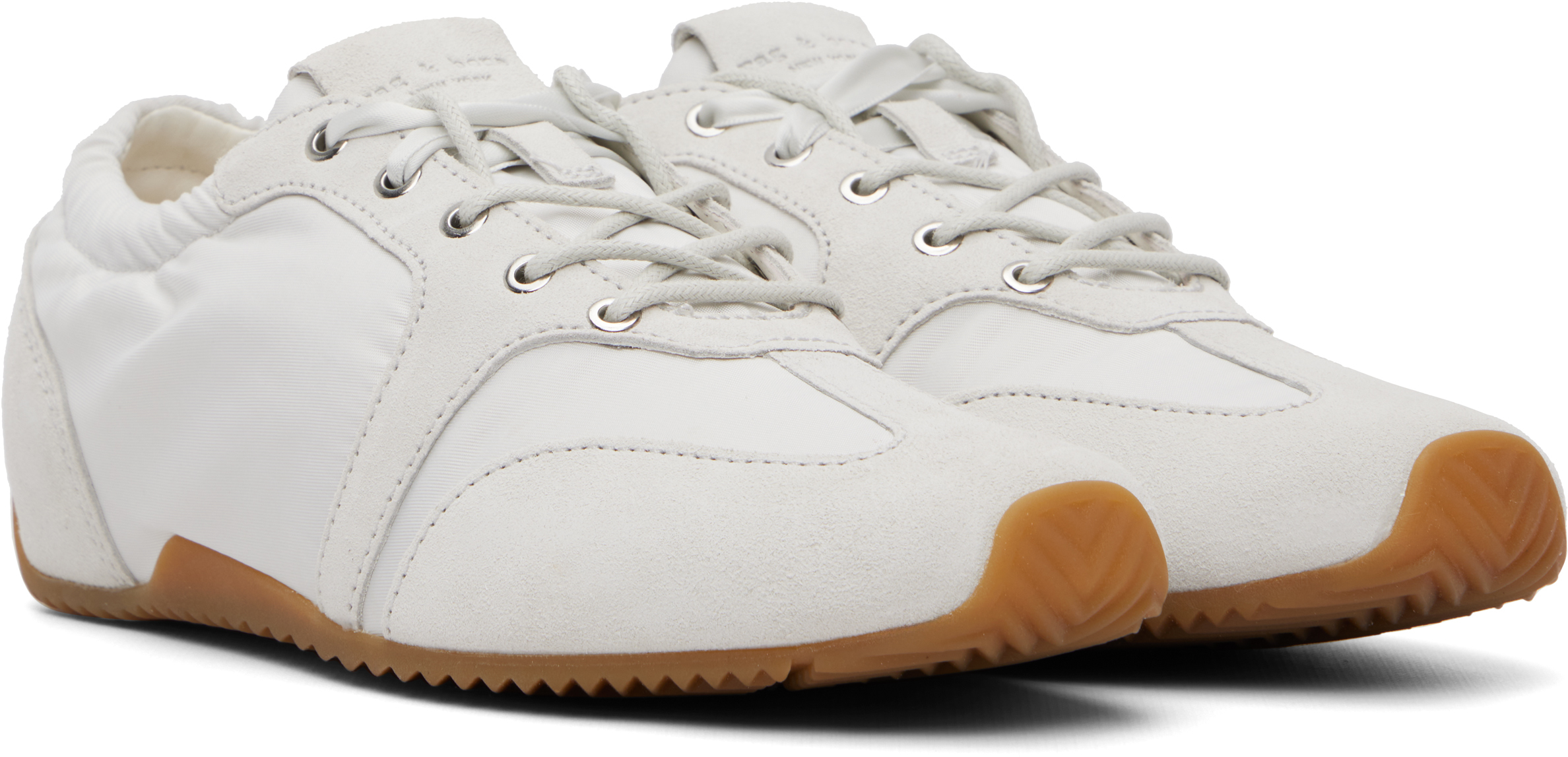White Emilee Ballet Runner Sneakers