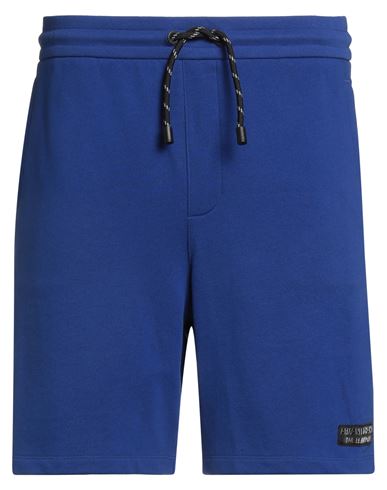 Man Shorts & Bermuda Shorts Bright blue Size XL Cotton, Polyester