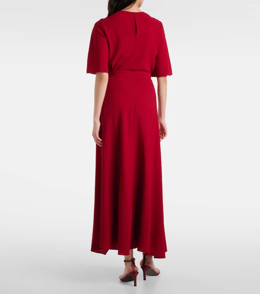 Asha crêpe maxi skirt