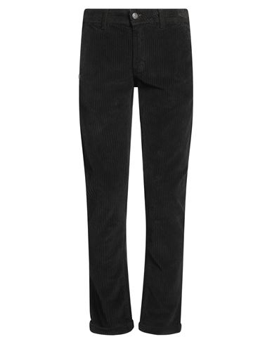 Man Pants Dark brown Size 30 Cotton, Elastane