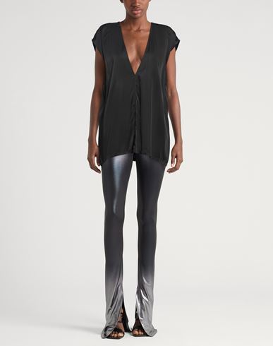 Woman Top Black Size 6 Acetate, Viscose
