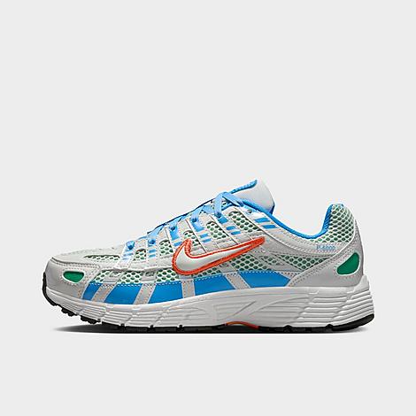 Big Kids P-6000 Casual Shoes in Summit White/University Blue/Stadium Green