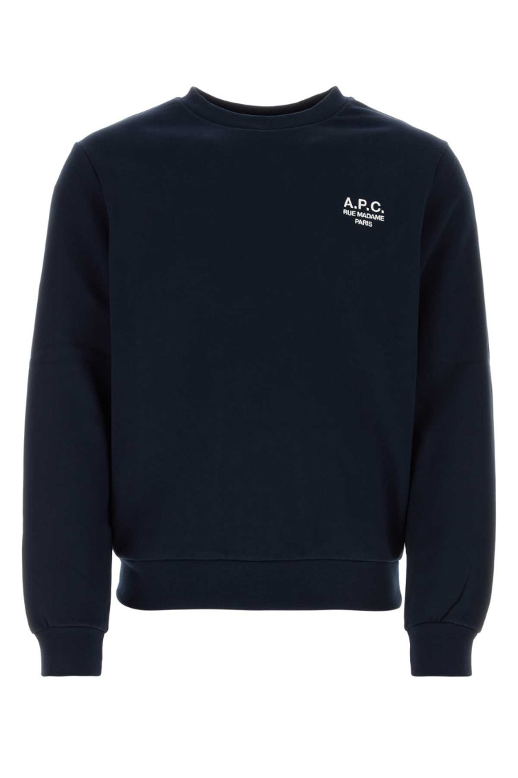 Midnight Blue Cotton Sweatshirt