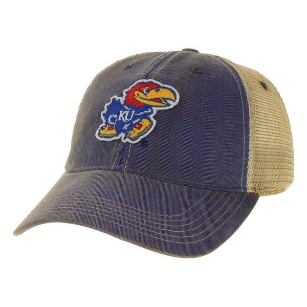 Kansas Jayhawks CP Patch Adjustable Hat One Size Royal