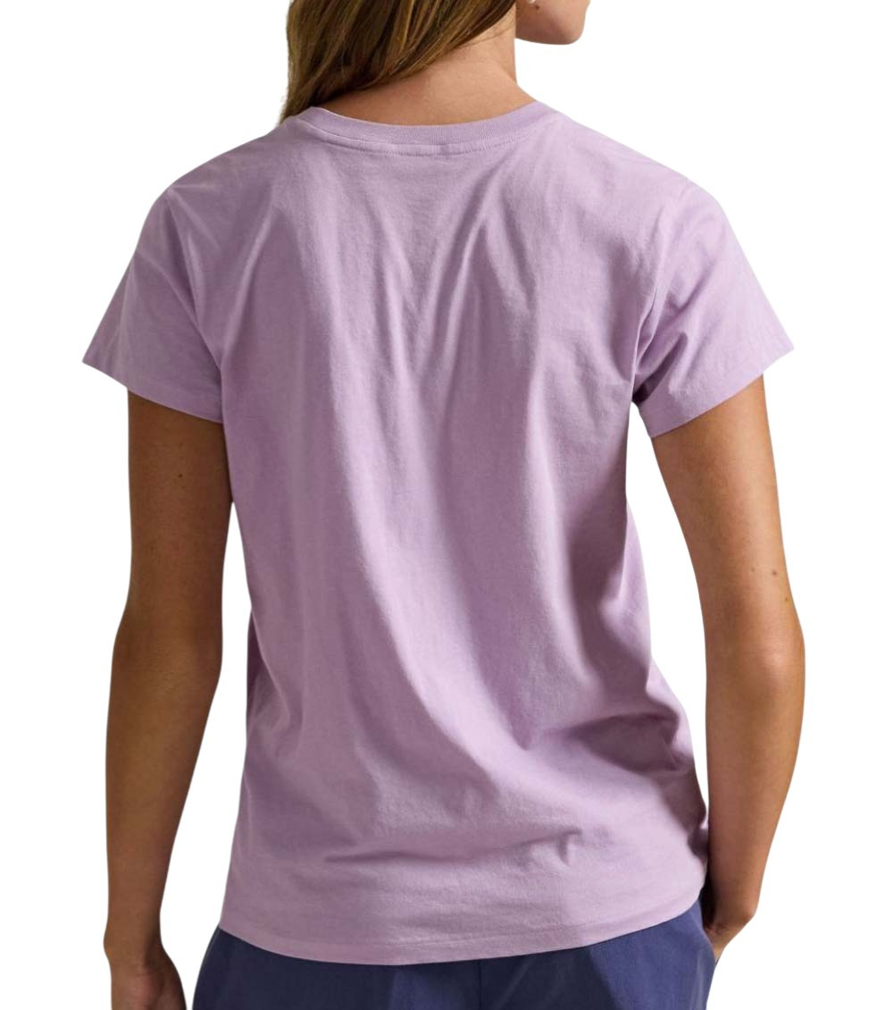 Light Purple Crew Neck Logo T-Shirt