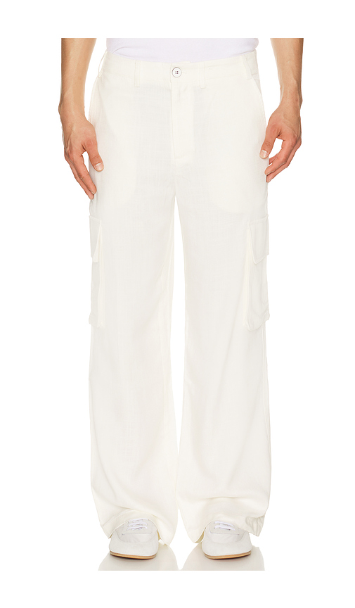 KROST Elliott Cargo Pant in White. M. Also in S, L, XL/1X