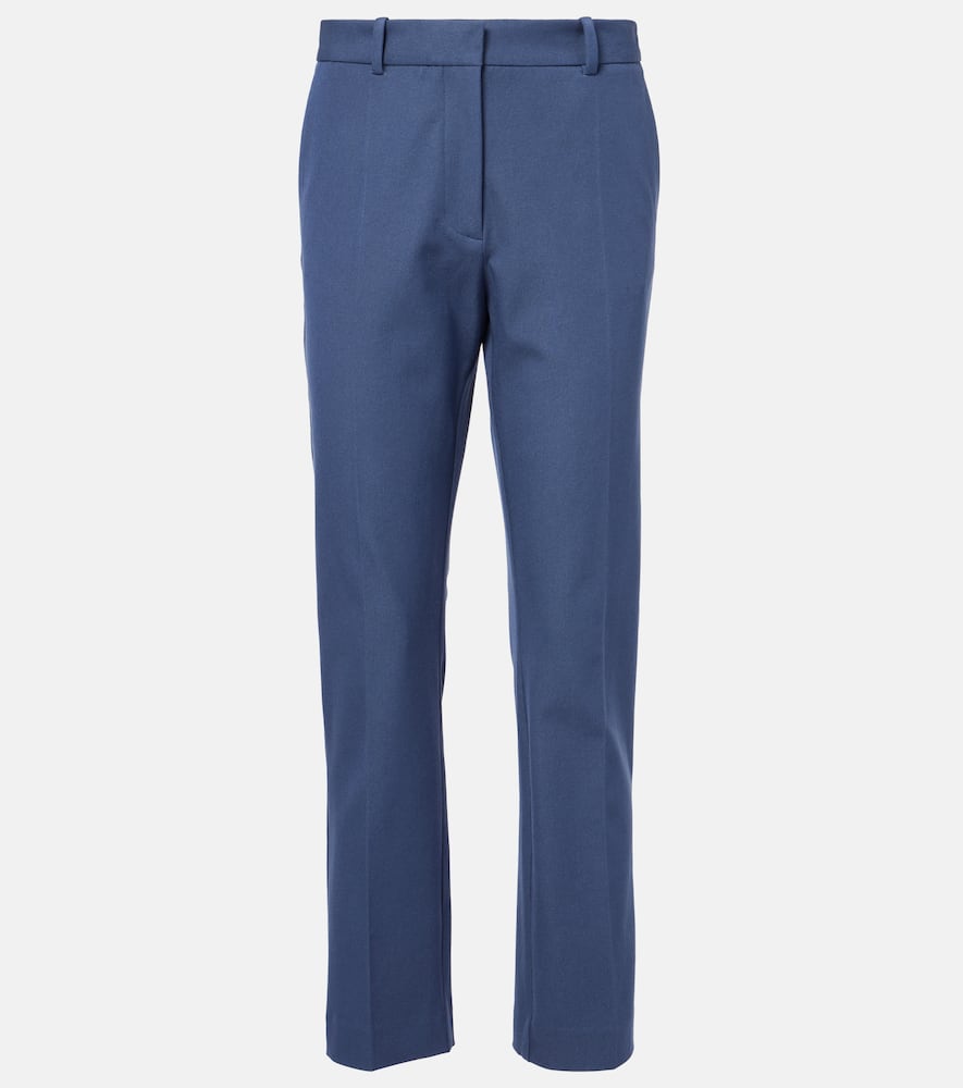 Coleman gabardine wide-leg pants