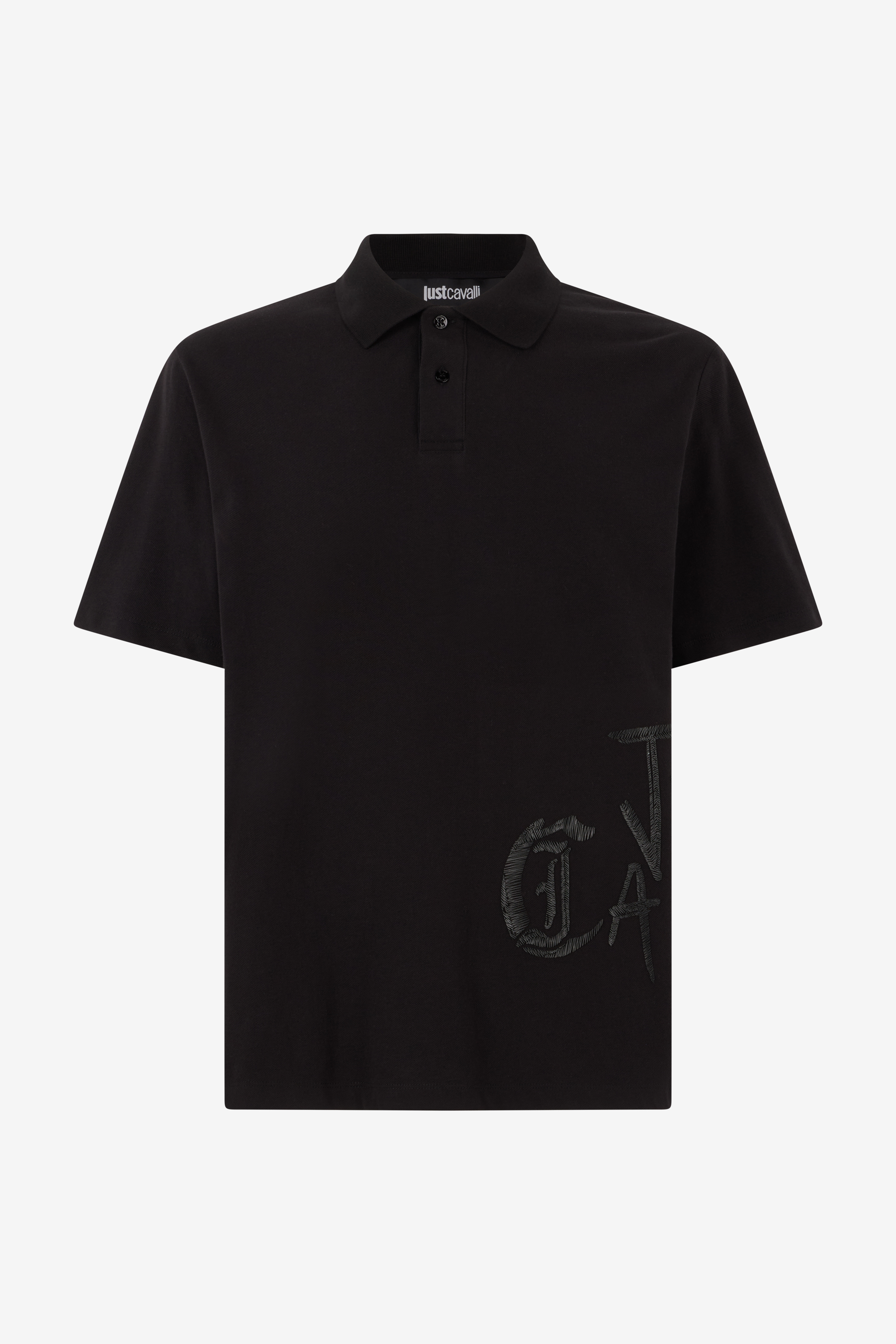 Polo Shirt With Monogram And Lettering