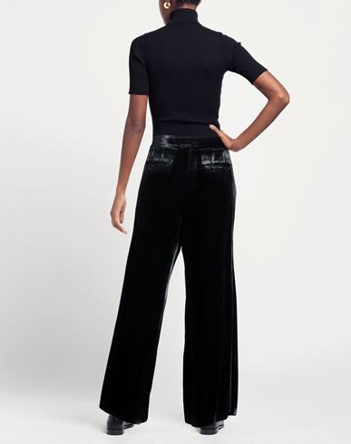 Woman Pants Black Size 10 Viscose, Silk