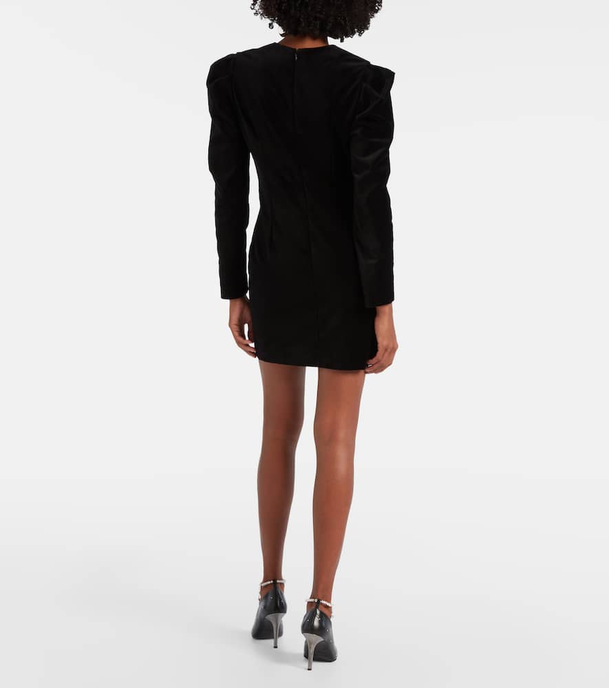 Danee embellished velvet minidress