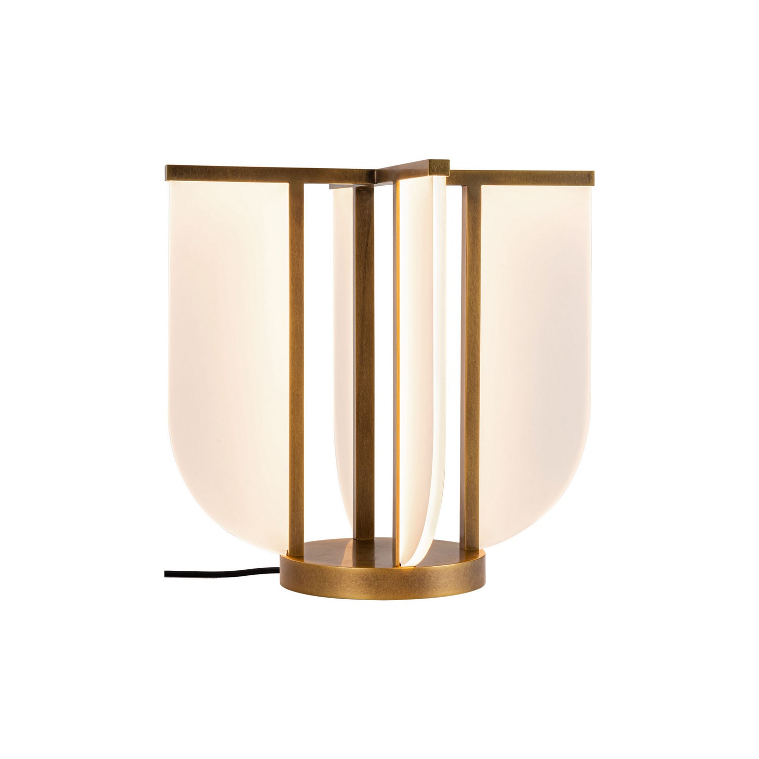 Vintage Brass LED Table Lamp from the Anders Collection