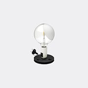 'lampadina' Table Lamp, White, Eu Plug