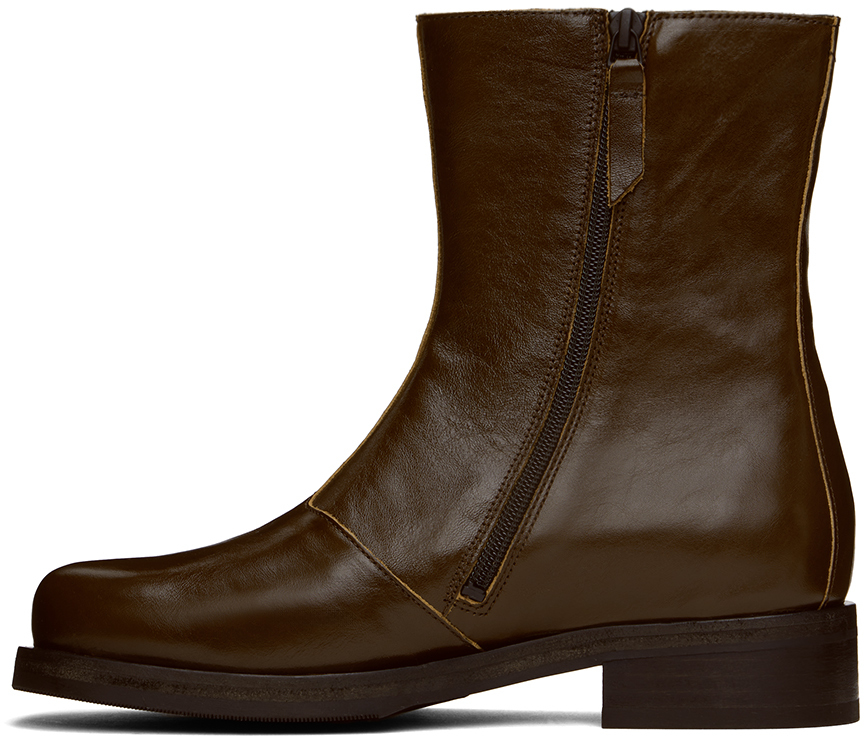 OUR LEGACY Brown Camion Boots