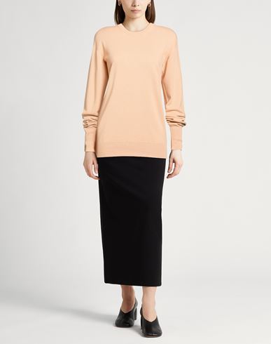 Woman Sweater Sand Size 8 Cashmere